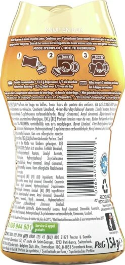 Lenor Geurbooster Gouden Orchidee - Geurparels - 6x11 Wasbeurten - Voordeelverpakking -Huishoudelijke Benodigdheden 569x1200 2