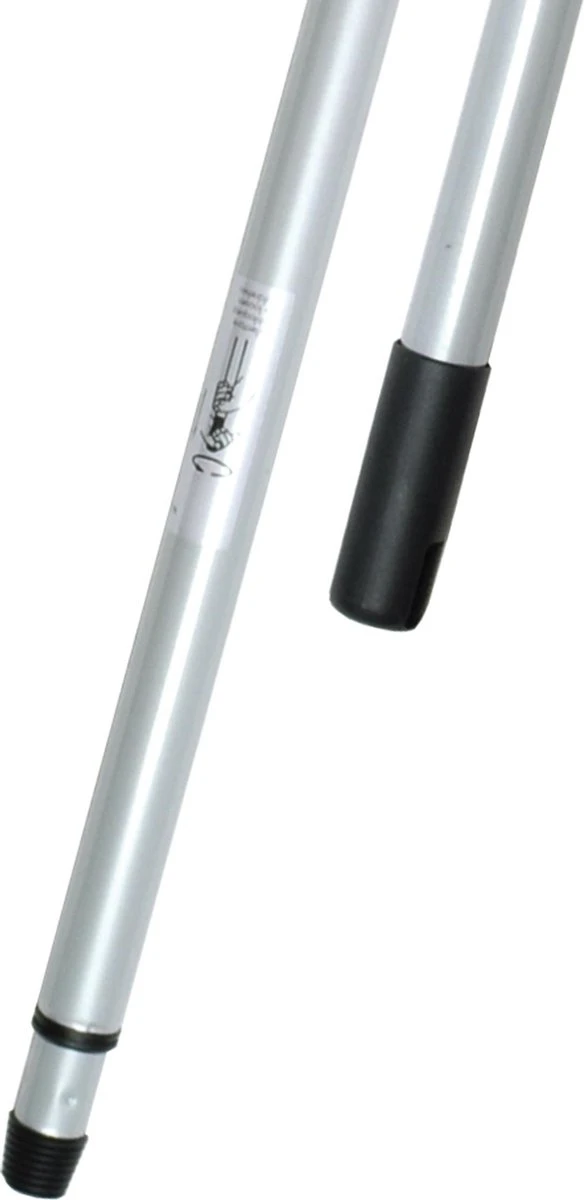 Houten Schrobborstel/schrobber Inclusief Metalen Telescoopsteel Zilver 200 Cm 2 Houten Schrobborstel/schrobber Inclusief Metalen Telescoopsteel Zilver 200 Cm - Afbeelding 2