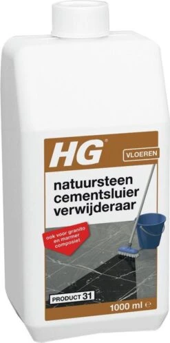 HG Natuursteen Cement- & Kalksluier Verwijderaar (HG Product 31) - 1L - Veilig In Gebruik -Huishoudelijke Benodigdheden 595x1200 2