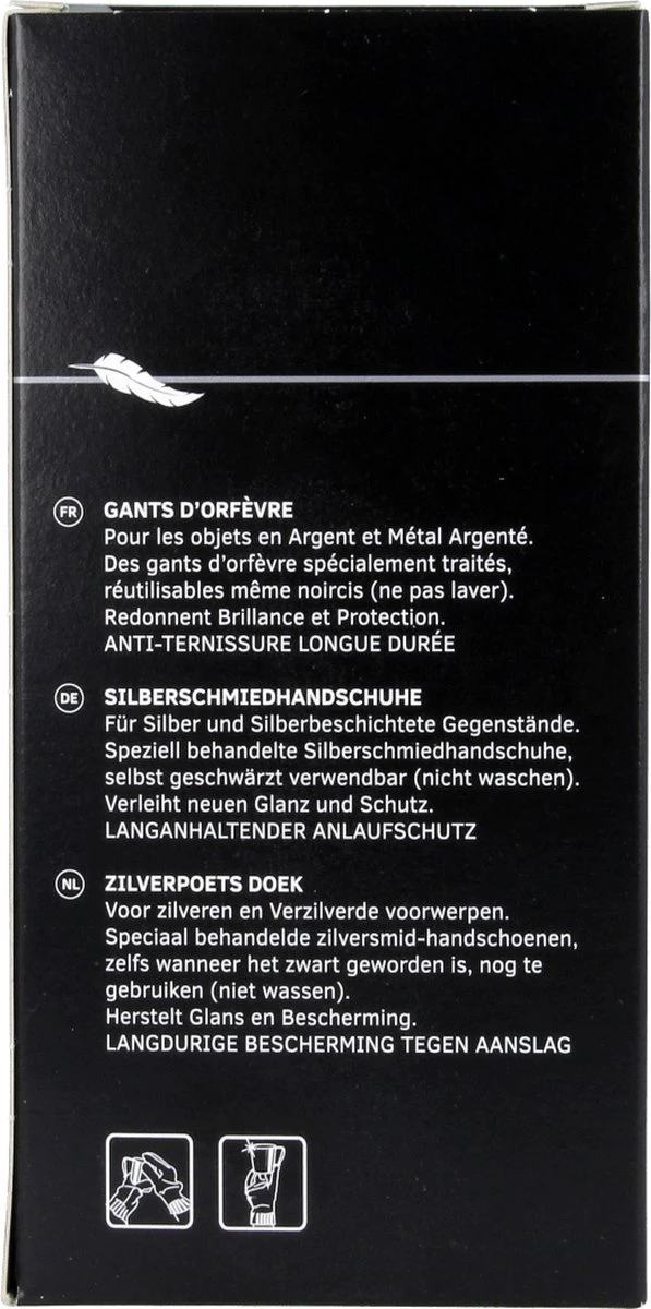 Hagerty Silver Gloves - Geïmpregneerde Handschoenen Voor Het Reinigen Van Zilver En Verzilverde Items 6 Hagerty Silver Gloves - Geïmpregneerde Handschoenen Voor Het Reinigen Van Zilver En Verzilverde Items - Afbeelding 6