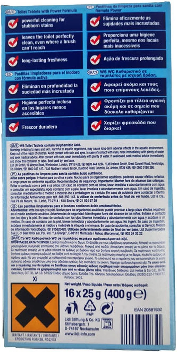 2x WC Tabs - Krachtig Actief, 3-in-1 Toilet Cleaning Tabs 100% Reiniging 2 2x WC Tabs - Krachtig Actief, 3-in-1 Toilet Cleaning Tabs 100% Reiniging - Afbeelding 2