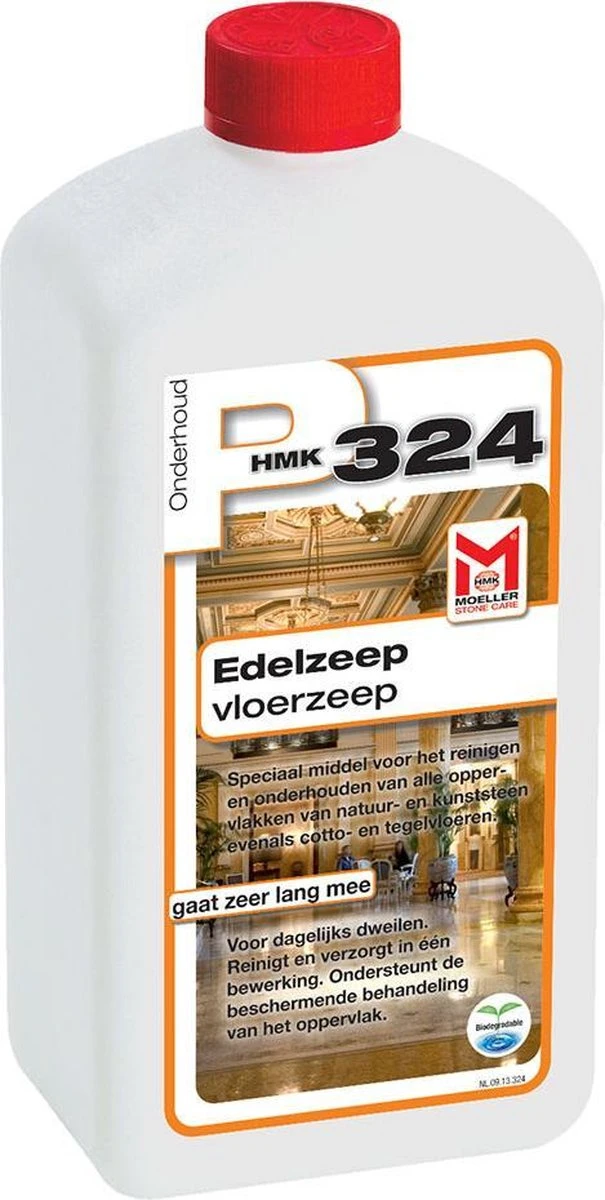 HMK P324 - Vloeibare Zeep Voor Steen - Moeller - 1 L 1 HMK P324 - Vloeibare Zeep Voor Steen - Moeller - 1 L