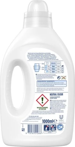 Neutral Kleur Vloeibaar Wasmiddel - 3 X 20 Wasbeurten - Voordeelverpakking 9 Neutral Kleur Vloeibaar Wasmiddel - 3 X 20 Wasbeurten - Voordeelverpakking -Huishoudelijke Benodigdheden 614x1200 2