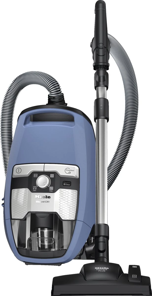 Miele Blizzard CX1 PowerLine - Stofzuiger Zonder Zak - Techblauw 1 Miele Blizzard CX1 PowerLine - Stofzuiger Zonder Zak - Techblauw