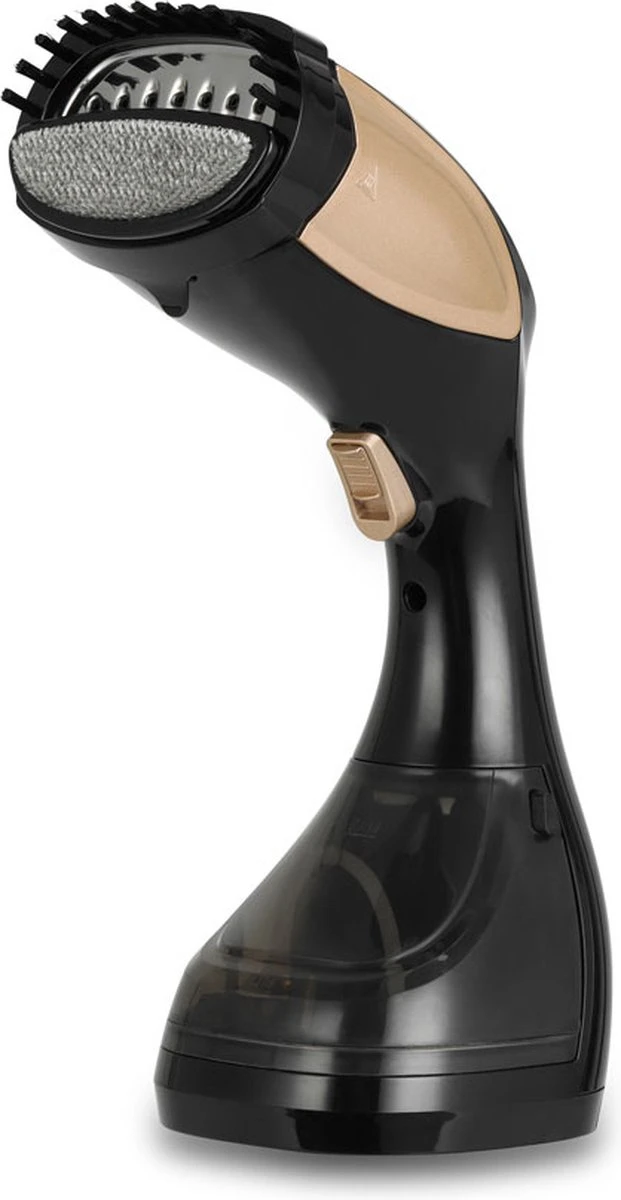 Swiss Pro+ Kledingstomer - Handstomer Kleding - Stoomreiniger Stoomapparaat Kleding - Garment Steamer Kleding Stomer - Zwart Goud 1 Swiss Pro+ Kledingstomer - Handstomer Kleding - Stoomreiniger Stoomapparaat Kleding - Garment Steamer Kleding Stomer - Zwart Goud