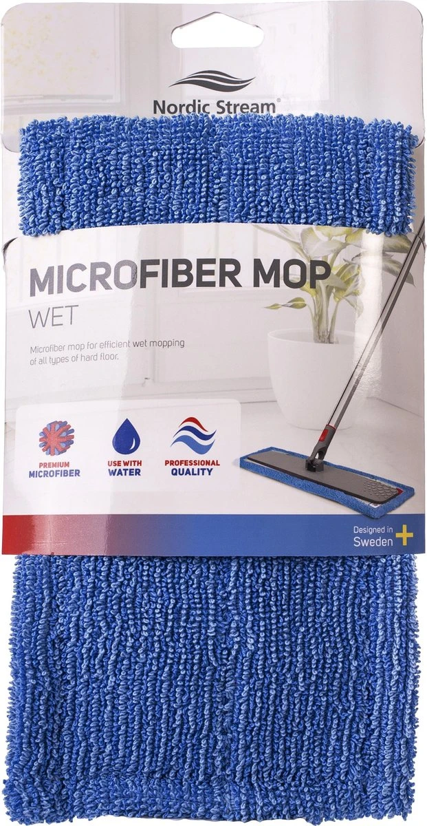Microvezel Dweildoek Voor Alle Vloeren - Vloerwisser - Dweil Mop - Vloerdweil - 46 Cm Wisbreedte 3 Microvezel Dweildoek Voor Alle Vloeren - Vloerwisser - Dweil Mop - Vloerdweil - 46 Cm Wisbreedte - Afbeelding 3