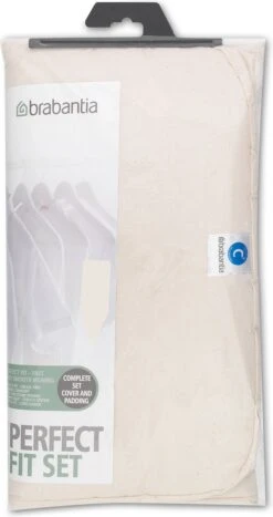 Brabantia Strijkplankhoes C - 124 X 45 Cm - Ecru - Complete Set -Huishoudelijke Benodigdheden 635x1200 2