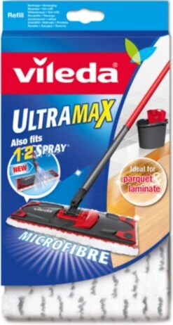 Vileda 1.2 Spray - Vloerwisser - 36cm Wisbreedte - Rood -Huishoudelijke Benodigdheden 641x1200 1