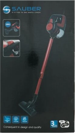 Sauber Steelstofzuiger Rood - Steelstofzuiger Rood - Steelstofzuiger - Steelstofzuiger Zonder Zak - Kruimeldief - Kleine Handstofzuiger - Kleine Stofzuiger -Huishoudelijke Benodigdheden 676x1200 1