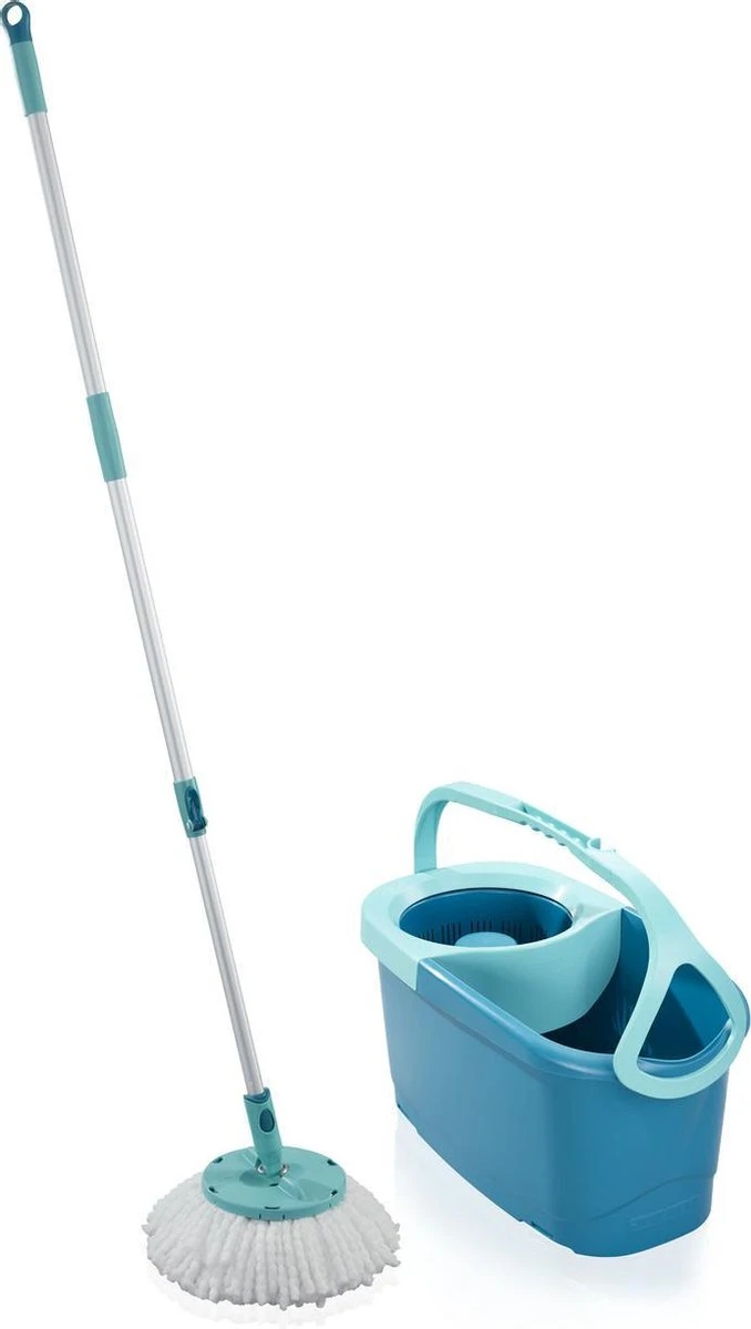 Leifheit Rotatie Clean Twist Disc Mop - Dweil Set Compleet - 6 L 1 Leifheit Rotatie Clean Twist Disc Mop - Dweil Set Compleet - 6 L