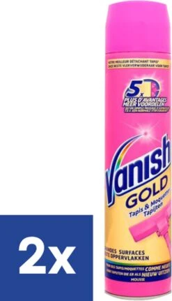 Vanish Oxi Action Gold Tapijt Mousse - 600 ML X2