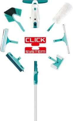 Leifheit Telescoopsteel Aluminium 145-400 Cm Click System 8 Leifheit Telescoopsteel Aluminium 145-400 Cm Click System -Huishoudelijke Benodigdheden 720x1200