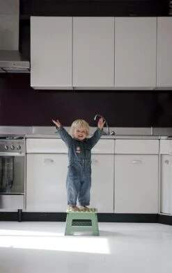 PUHLMANN - Inklapbare Kruk, JAMES, Plastic, Groen, 22 Cm Hoog, Max 100kilo -Huishoudelijke Benodigdheden 755x1200 2