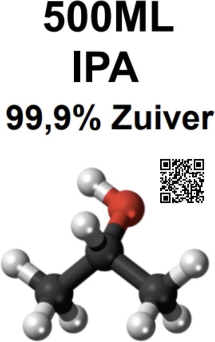 Isopropanol - Isopropyl - Alcohol - IPA - 99,9% Zuiver - 500ml 2 Isopropanol - Isopropyl - Alcohol - IPA - 99,9% Zuiver - 500ml - Afbeelding 2