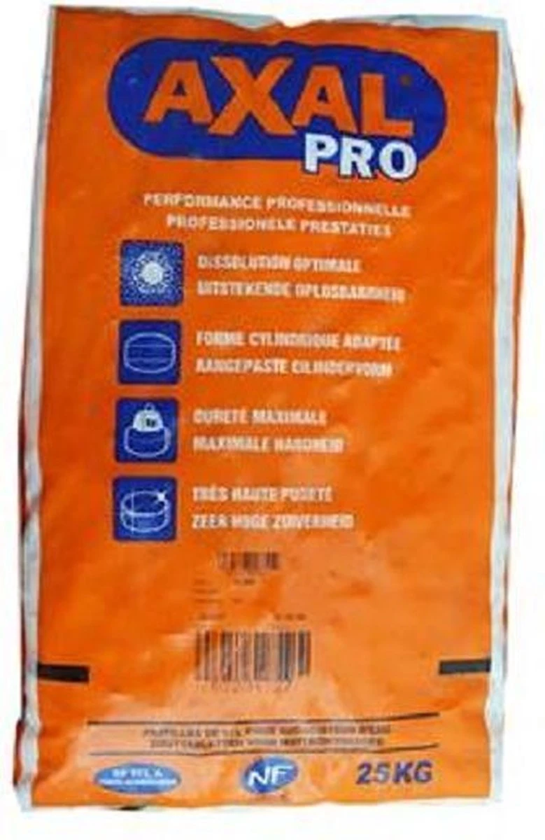 Onthardingszout - Zouttabletten Axal 25 Kg 1 Onthardingszout - Zouttabletten Axal 25 Kg