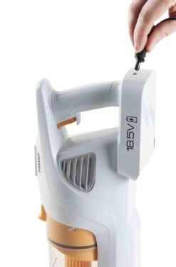 PRIMO PR500SV Stofzuiger Zonder Zak - 3-in-1 Steelstofzuiger Draadloos - Kruimelzuiger - HEPA Filter - Wit/Peach -Huishoudelijke Benodigdheden 788x1200 1