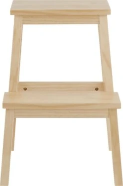 Houten Opstapje - Krukje Met 2 Niveaus - Bruin -Huishoudelijke Benodigdheden 793x1200 4