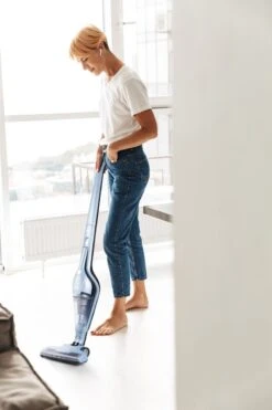 PRIMO PR507SV Stofzuiger Zonder Zak - 2-in-1 Steelstofzuiger Draadloos - Kruimelzuiger - HEPA Filter - Blauw -Huishoudelijke Benodigdheden 800x1200 45