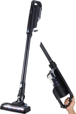 MOA - Steelstofzuiger - 2-in-1 - Kruimelzuiger - Draadloos - 120 Watt - Zonder Zak - VC72