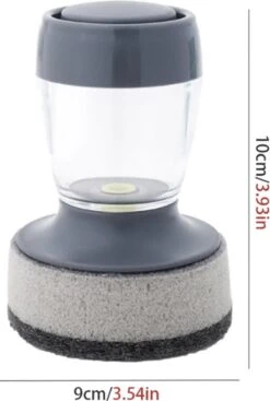 Afwasborstel Met Zeepdispenser – Met 3 Verschillende Opzet Stukken – Inclusief Houder – Grijs – Afwas Borstel Zeepreservoir – Zeep Handborstel – Doseerpomp – Afwasmiddel Dispenser – Navulbaar 12 Afwasborstel Met Zeepdispenser – Met 3 Verschillende Opzet Stukken – Inclusief Houder – Grijs – Afwas Borstel Zeepreservoir – Zeep Handborstel – Doseerpomp – Afwasmiddel Dispenser – Navulbaar -Huishoudelijke Benodigdheden 808x1200 3