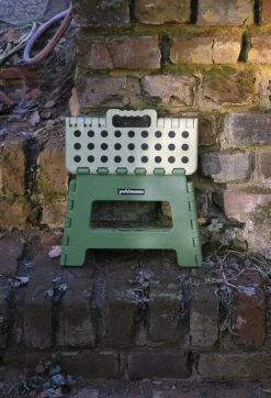 PUHLMANN - Inklapbare Kruk, JAMES, Plastic, Groen, 22 Cm Hoog, Max 100kilo -Huishoudelijke Benodigdheden 819x1200