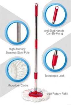 Merkloos Decopatent® Vloermopsysteem Met Emmer En Pedaal - Mop Set - Schoonmaken Van Vloer - Vloermop Dweil Met Dweilemmer En Lange Steel 9 Merkloos Decopatent® Vloermopsysteem Met Emmer En Pedaal - Mop Set - Schoonmaken Van Vloer - Vloermop Dweil Met Dweilemmer En Lange Steel -Huishoudelijke Benodigdheden 821x1200 1