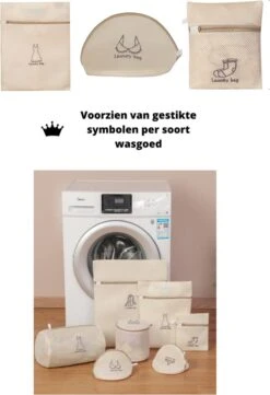 V&P Black Crown Waszakken Set Met Rits - Wasnet - Waszak - Waszakken Set Van 7 Voor Wasgoed - Waszakje Lingerie - Waszak Bh - Divers Delicaat Wasgoed - Wasnet Groot - Wasmachine Zakjes - Laundry Bag Set 6 V&P Black Crown Waszakken Set Met Rits - Wasnet - Waszak - Waszakken Set Van 7 Voor Wasgoed - Waszakje Lingerie - Waszak Bh - Divers Delicaat Wasgoed - Wasnet Groot - Wasmachine Zakjes - Laundry Bag Set -Huishoudelijke Benodigdheden 821x1200