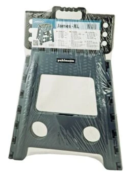 PUHLMANN - Inklapbare Kruk, JAMES, Plastic, Grijs, 40 Cm Hoog, Max 90 Kilo -Huishoudelijke Benodigdheden 850x1200 2