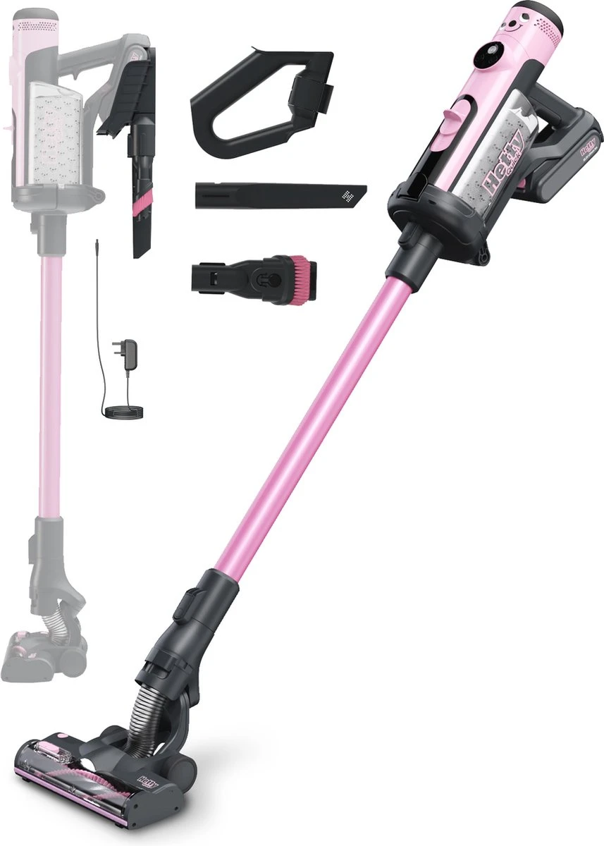 Numatic Hetty100pink - Hetty Quick Draadloze Steelstofzuiger Pink - Met Zak 1 Numatic Hetty100pink - Hetty Quick Draadloze Steelstofzuiger Pink - Met Zak