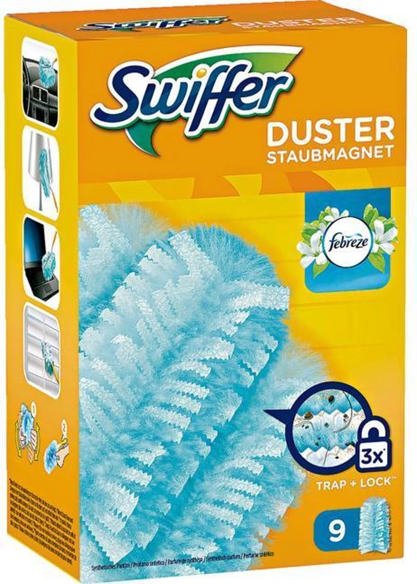 Swiffer Duster - 9 Doekjes 2 Swiffer Duster - 9 Doekjes - Afbeelding 2