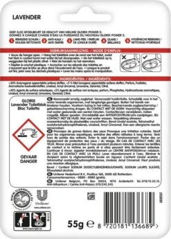 Glorix Power 5 Toiletblokken - Lavendel - 9 Stuks - Voordeelverpakking 14 Glorix Power 5 Toiletblokken - Lavendel - 9 Stuks - Voordeelverpakking -Huishoudelijke Benodigdheden 860x1200 5
