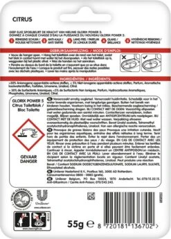 Glorix Power 5 Toiletblokken - Citroen - 7 X 2 Stuks - Voordeelverpakking 25 Glorix Power 5 Toiletblokken - Citroen - 7 X 2 Stuks - Voordeelverpakking -Huishoudelijke Benodigdheden 860x1200 7