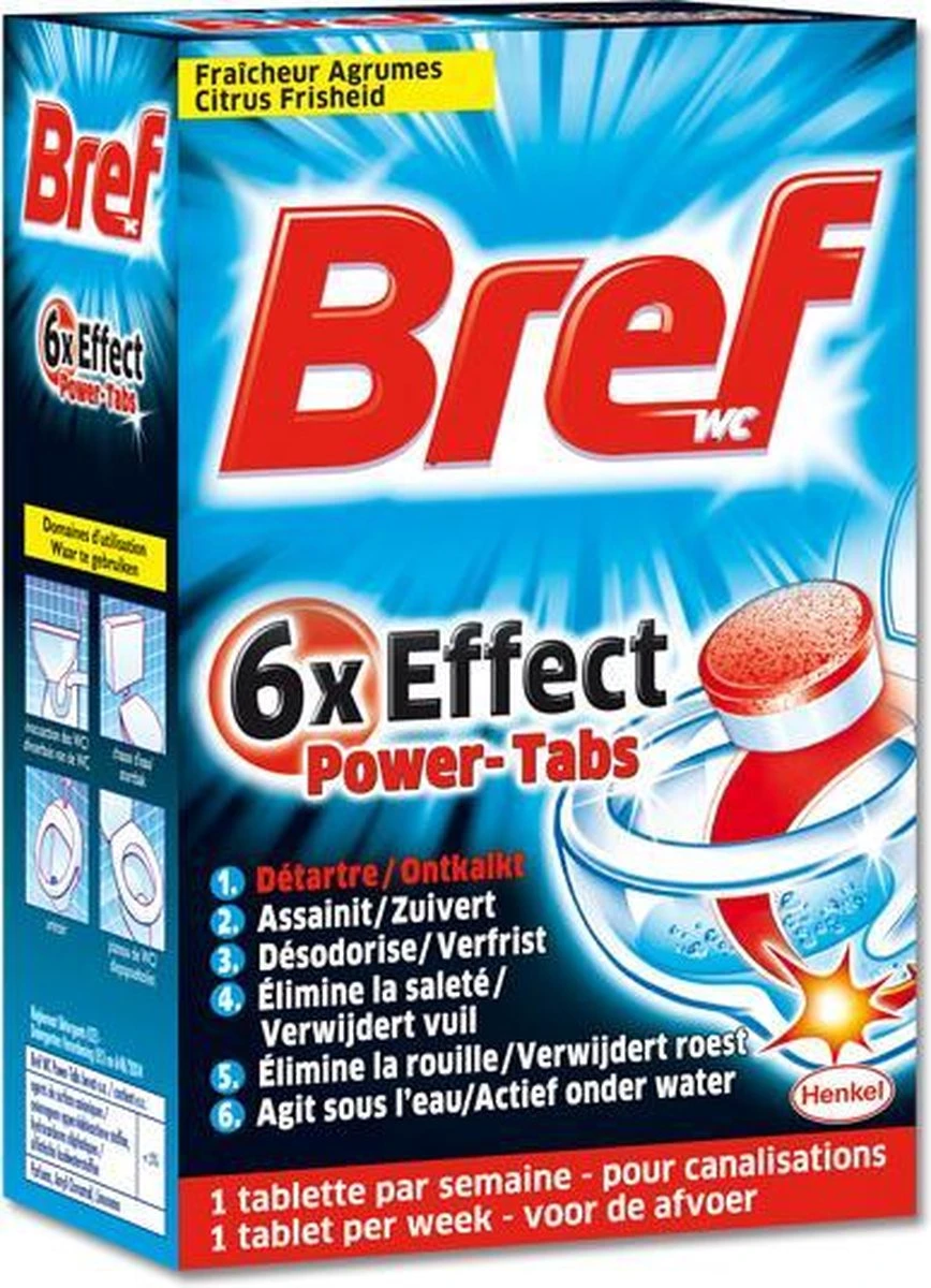 Bref Wc 6x Effect Power-Tabs - 8 Tabs 1 Bref Wc 6x Effect Power-Tabs - 8 Tabs