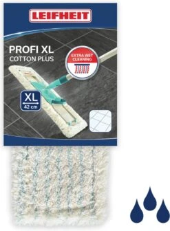 Leifheit Profi Overtrek Vloerwisser Xl - 42 Cm Gevouwen Cotton Plus -Huishoudelijke Benodigdheden 882x1200 1