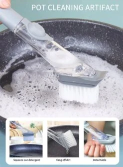 OXO Good Grips Afwasborstel Met Zeepdispenser -Huishoudelijke Benodigdheden 887x1200 1