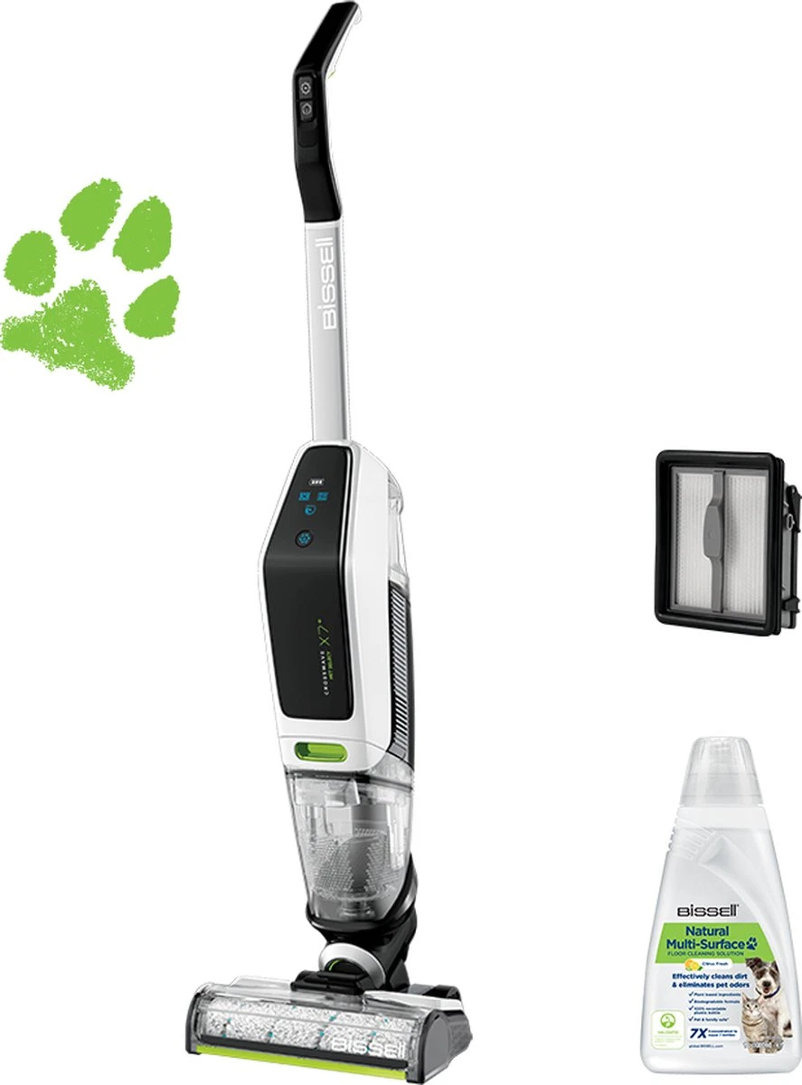 BISSELL 3401N Crosswave X7 Plus Cordless Pet Select 3-in-1 Vloerreiniger 10 BISSELL 3401N Crosswave X7 Plus Cordless Pet Select 3-in-1 Vloerreiniger - Afbeelding 10