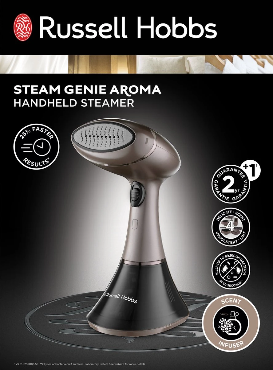 Russell Hobbs Steam Genie Aroma - Kledingstomer / Handstomer 10 Russell Hobbs Steam Genie Aroma - Kledingstomer / Handstomer - Afbeelding 10