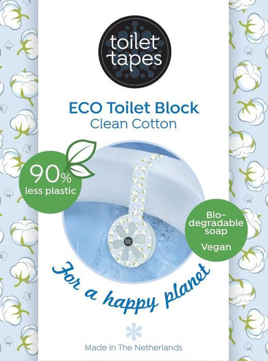 Toilet Tapes - Clean Cotton - Voordeelverpakking - 14 Stuks 1 Toilet Tapes - Clean Cotton - Voordeelverpakking - 14 Stuks
