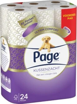 Page Toiletpapier - Kussenzacht Wc Papier - Voordeelverpakking - 24 Rollen 16 Page Toiletpapier - Kussenzacht Wc Papier - Voordeelverpakking - 24 Rollen -Huishoudelijke Benodigdheden 895x1200 1