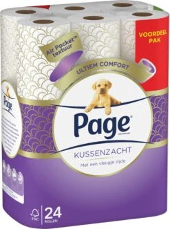 Page Toiletpapier - Kussenzacht Wc Papier - Voordeelverpakking - 24 Rollen 15 Page Toiletpapier - Kussenzacht Wc Papier - Voordeelverpakking - 24 Rollen -Huishoudelijke Benodigdheden 896x1200 4