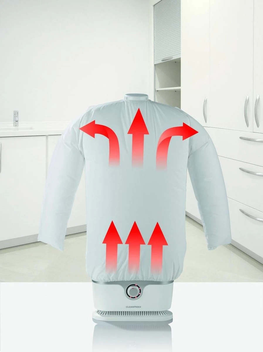 CLEANmaxx - Strijkdroger - Grijs/Wit 8 CLEANmaxx - Strijkdroger - Grijs/Wit - Afbeelding 8