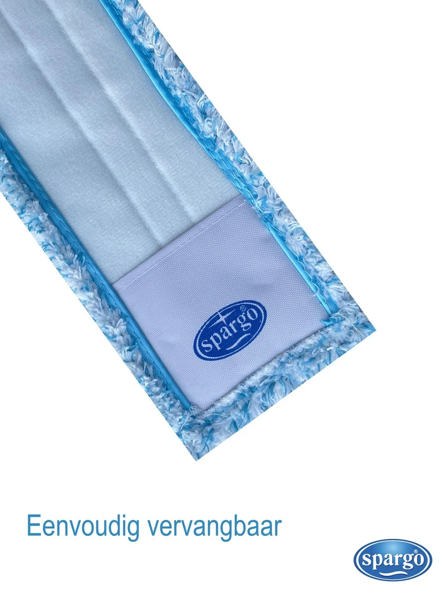 Spargo Dweilen | Vervangingsdoek | Microvezel Vloerdoek| Universeel | Premium Quality | Met Zware Schuimvoering 1 Spargo Dweilen | Vervangingsdoek | Microvezel Vloerdoek| Universeel | Premium Quality | Met Zware Schuimvoering