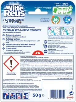 Witte Reus Turquoise Actief Toiletblok - Pacific - WC Blokjes Voordeelverpakking - 10 Stuks -Huishoudelijke Benodigdheden 901x1200 10