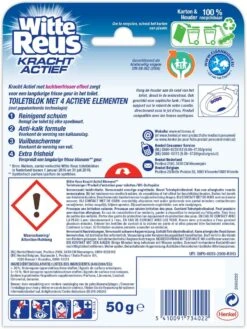 Witte Reus Kracht Actief Toiletblok - Bloesem - WC Blokjes Voordeelverpakking - 10 Stuks 22 Witte Reus Kracht Actief Toiletblok - Bloesem - WC Blokjes Voordeelverpakking - 10 Stuks -Huishoudelijke Benodigdheden 901x1200 12