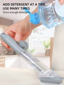 OXO Good Grips Afwasborstel Met Zeepdispenser -Huishoudelijke Benodigdheden 910x1200 2