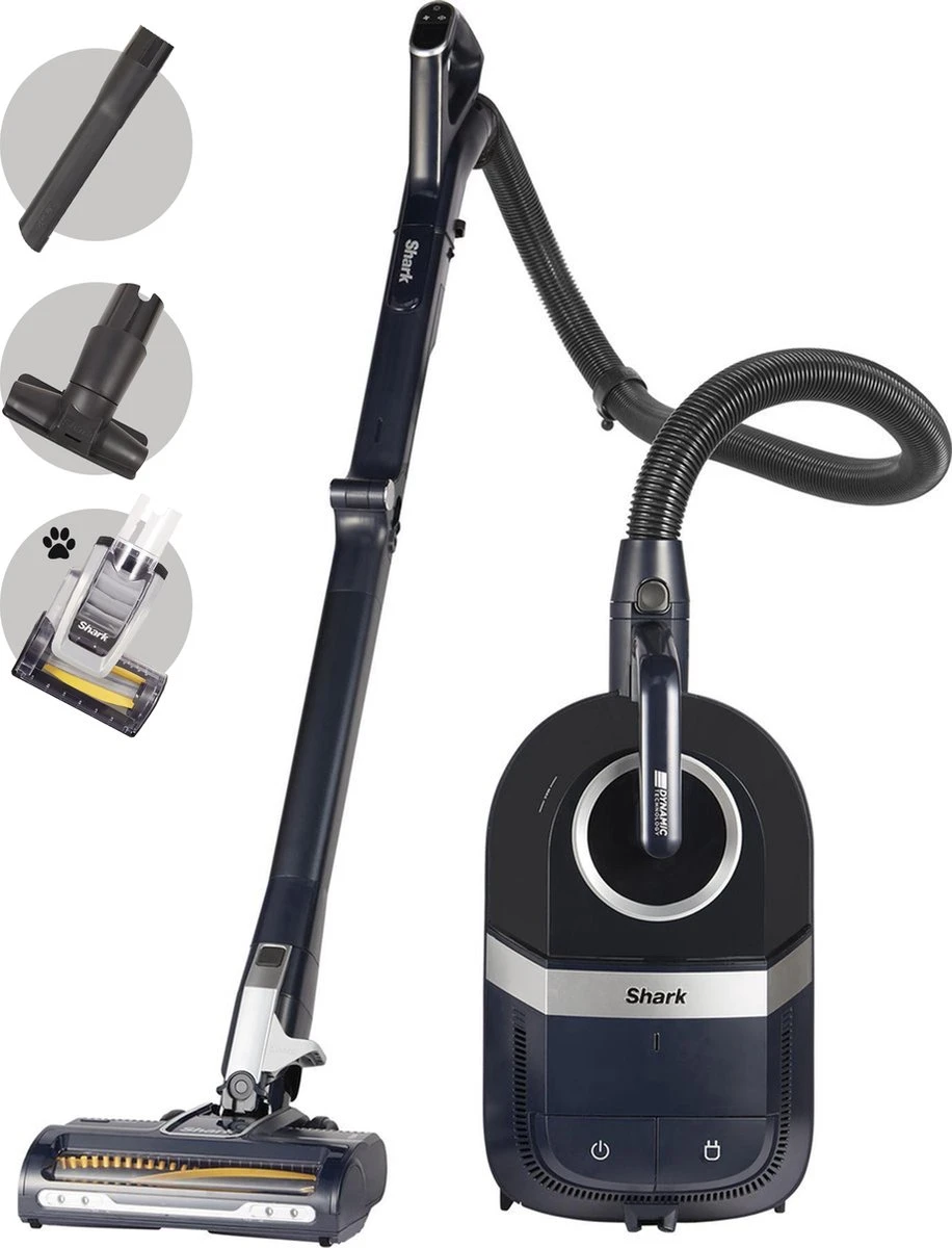 Shark CZ250EUT Stofzuiger Zonder Zak - Cylinderstofzuiger - Anti-Hair Wrap - 1,6 Liter 1 Shark CZ250EUT Stofzuiger Zonder Zak - Cylinderstofzuiger - Anti-Hair Wrap - 1,6 Liter