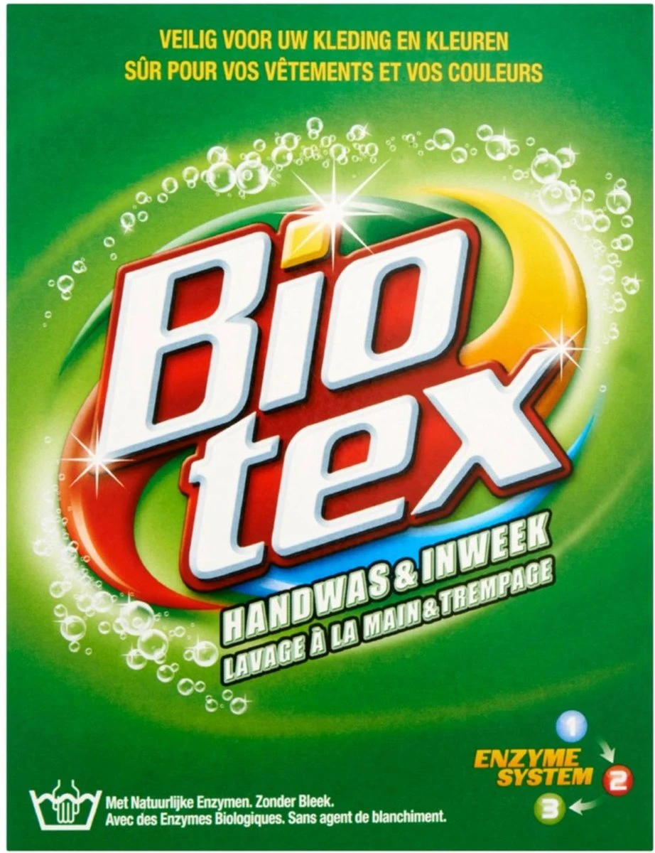 Biotex Waspoeder Handwas & Inweek - 750 Gram 9 Biotex Waspoeder Handwas & Inweek - 750 Gram - Afbeelding 9