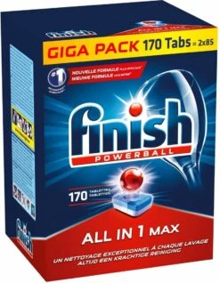 Finish All In 1 Max Regular - Vaatwastabletten - 170 Stuks - Voordeelpak -Huishoudelijke Benodigdheden 931x1200 2