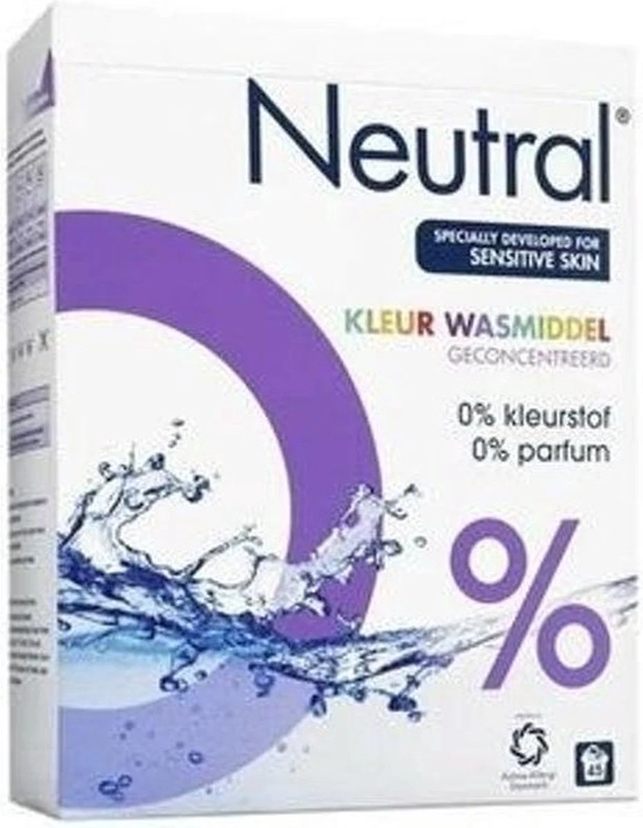 Neutral Kleur Waspoeder - 45 Wasbeurten 2 Neutral Kleur Waspoeder - 45 Wasbeurten - Afbeelding 2