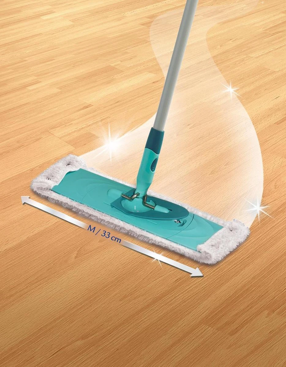 Leifheit Clean Twist M / Combi Clean M Vloerwisser Vervangingsdoek Met Drukknoppen - Super Soft – 33 Cm 3 Leifheit Clean Twist M / Combi Clean M Vloerwisser Vervangingsdoek Met Drukknoppen - Super Soft – 33 Cm - Afbeelding 3